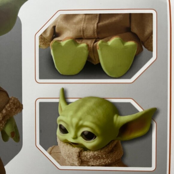 Grogu The Child Baby Yoda Plush Toy Star Wars The Mandalorian with Satchel NEW - Picture 7 of 8